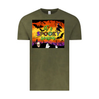 Vintage Olive it's spooky season tumbler Vintage Tee - BundleAndBundleShop