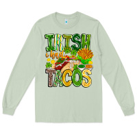 Matcha Irish i Had Tacos Long Sleeve Tee - CowhideDigitalArt