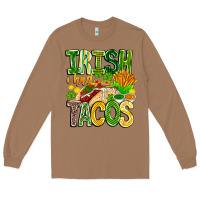 Toasted Coconut Irish i Had Tacos Long Sleeve Tee - CowhideDigitalArt