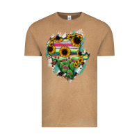 Vintage Camel Durango State Of Mexico Map Vintage Tee - RanaPortraitStore