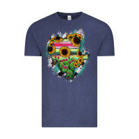 Vintage Denim Durango State Of Mexico Map Vintage Tee - RanaPortraitStore