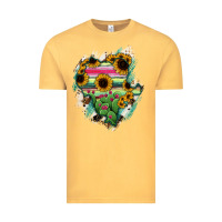 Vintage Mustard Durango State Of Mexico Map Vintage Tee - RanaPortraitStore