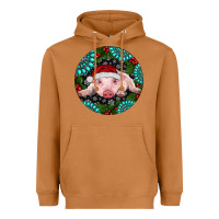 Meerkat Baby Pig Christmas Heavyweight Hoodie - RanaPortraitStore