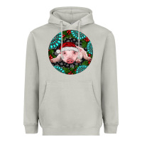 Moon Dust Baby Pig Christmas Heavyweight Hoodie - RanaPortraitStore
