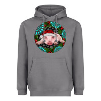Storm Baby Pig Christmas Heavyweight Hoodie - RanaPortraitStore