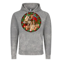 Cloud Rock Spanish Goat Christmas Vintage Hoodie - LillyAllenDesigns