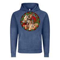 Vintage Denim Spanish Goat Christmas Vintage Hoodie - LillyAllenDesigns