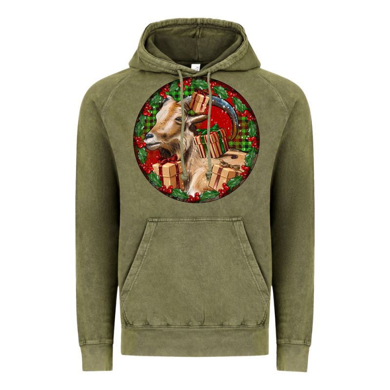 Spanish Goat Christmas Vintage Hoodie by LillyAllenDesigns | Teevron