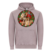 Vintage Zinc Spanish Goat Christmas Vintage Hoodie - LillyAllenDesigns