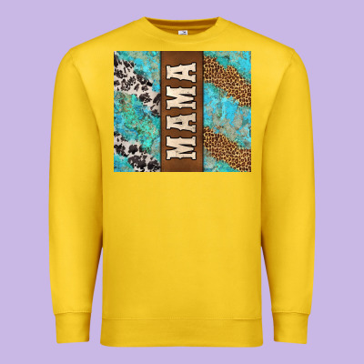 Western Mama Premium Sweatshirt Designed By Jasminsmagicworld