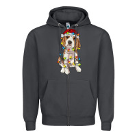 Smoke christmas beagle Zipper Hoodie - RanaPortraitStore