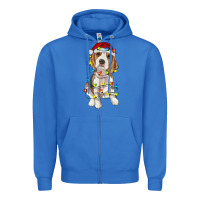True Royal christmas beagle Zipper Hoodie - RanaPortraitStore