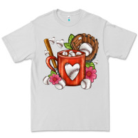 Dove Grey Baseball Coffee cup Premium Tee - FaDigitalArtStudio