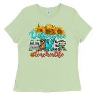 Matcha difference maker teacher life Ladies Tee - BundleAndBundleShop