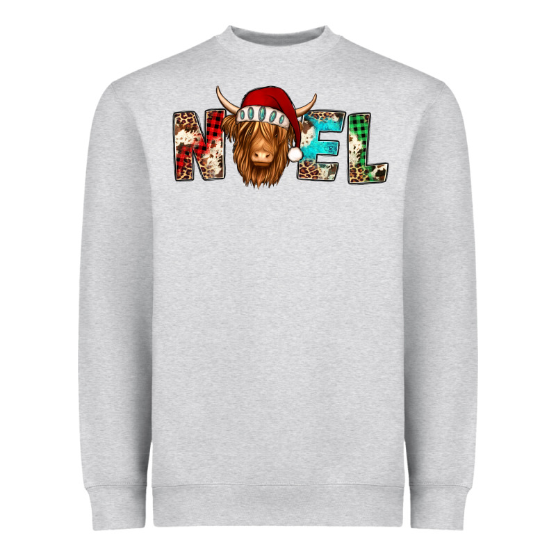 Noel Long Haired Shaggy Cow Heavyweight Sweatshirt by Jasminsmagicworld | Teevron