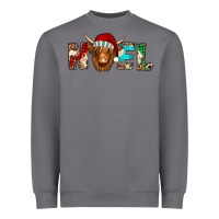 Storm noel long haired shaggy cow Heavyweight Sweatshirt - Jasminsmagicworld