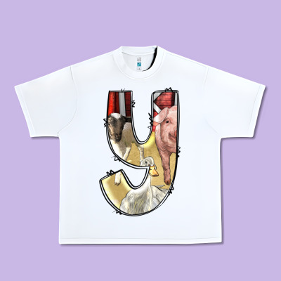 Farm Life Alphabet Lowercase Letters Y Urban Heavy Tee Designed By Bundleandbundleshop