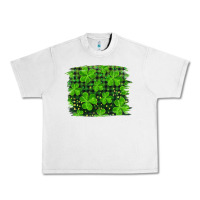 Lunar Rock st patrick's day shamrock and plaid distressed background Urban Heavy Tee - RanaPortraitStore