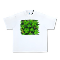 White st patrick's day shamrock and plaid distressed background Urban Heavy Tee - RanaPortraitStore