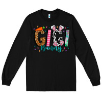 Black gigi bunny Long Sleeve Tee - CowhideDigitalArt