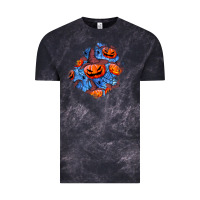 Cloud Black halloween pumpkin patch  5 Vintage Tee - BundleAndBundleShop