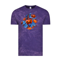 Cloud Purple halloween pumpkin patch  5 Vintage Tee - BundleAndBundleShop