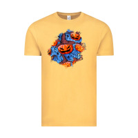 Vintage Mustard halloween pumpkin patch  5 Vintage Tee - BundleAndBundleShop