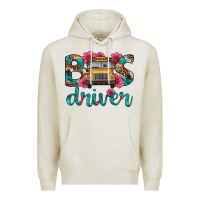 Oatmeal Heather bus driver Premium Hoodie - Artiststas