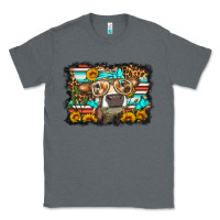 Charcoal Heather sunflower cow olivia Classic Tee - OliviaCreatesArt
