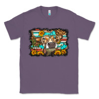 Lavender sunflower cow olivia Classic Tee - OliviaCreatesArt