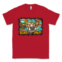 Red sunflower cow olivia Classic Tee - OliviaCreatesArt