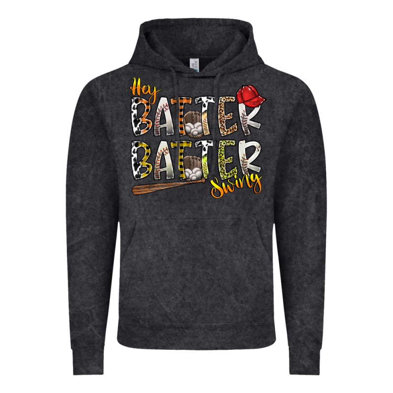Hey Batter Batter Swing Vintage Hoodie by SublimationCraftShop | Teevron