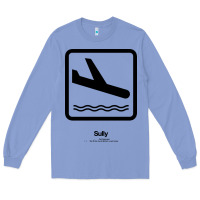 Colony Blue sully movie silhouette Long Sleeve Tee - DesigneFamous