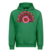 Emerald valentine's day sunflower rainbow Urban Hoodie - RanaPortraitStore