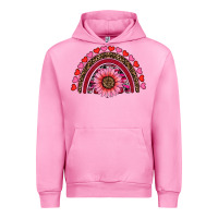 Fuchsia Pink valentine's day sunflower rainbow Urban Hoodie - RanaPortraitStore
