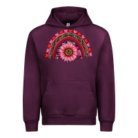 Mauve Wine valentine's day sunflower rainbow Urban Hoodie - RanaPortraitStore