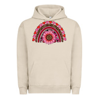 Valentine's Day Sunflower Rainbow Urban Hoodie | Teevron
