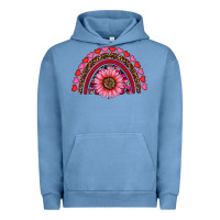 Pigment Pebble Blue valentine's day sunflower rainbow Urban Hoodie - RanaPortraitStore