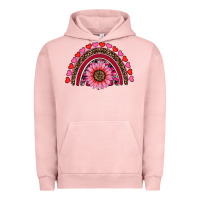 Pigment Salmon valentine's day sunflower rainbow Urban Hoodie - RanaPortraitStore
