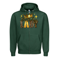 Sports Green birthday lady Zipper Hoodie - RanaPortraitStore