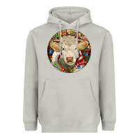 Moon Dust Charolais Heifer Christmas Heavyweight Hoodie - RanaPortraitStore