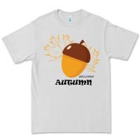 Dove Grey Welcome Autumn Premium Tee - Bettercallsaul