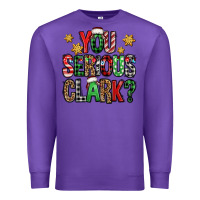 Purple you serious clark Christmas vacation Premium Sweatshirt - Jasminsmagicworld