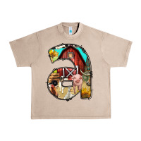French Oak farm life alphabet lowercase letters a Urban Heavy Tee - BundleAndBundleShop