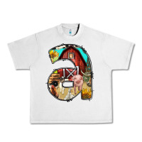 Farm Life Alphabet Lowercase Letters A Urban Heavy Tee | Teevron