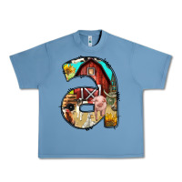 Pebble Blue farm life alphabet lowercase letters a Urban Heavy Tee - BundleAndBundleShop