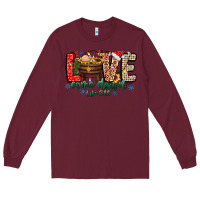 Burgundy Love ComeDown Luke 2.11-2 2 Long Sleeve Tee - CowhideDigitalArt