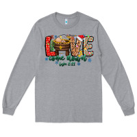 Heather Grey Love ComeDown Luke 2.11-2 2 Long Sleeve Tee - CowhideDigitalArt