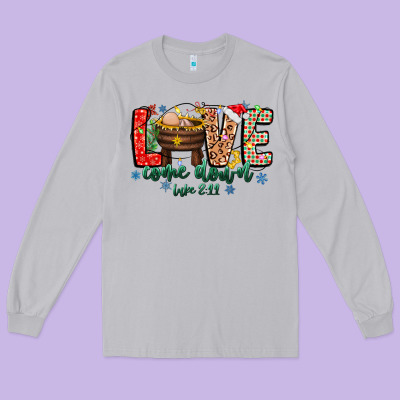 Love Comedown Luke 2.11-2 2 Long Sleeve Tee Designed By Cowhidedigitalart