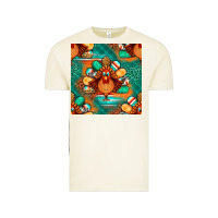Vintage Arctic thanksgiving  turkey seamless pattern Vintage Tee - BundleAndBundleShop
